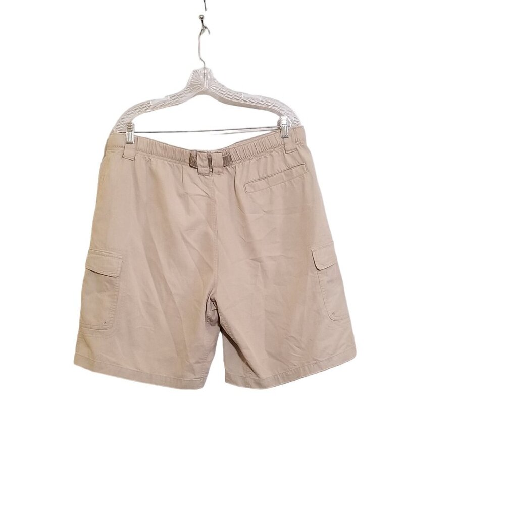 Columbia GRT Cargo Shorts Mens  Large Khaki Pockets Outdoors Hiking Fishing - Picture 5 of 11